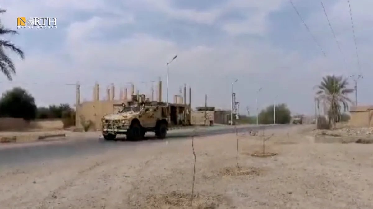 التحالف الدولي وقسد يجريان دورية مشتركة في ريف دير الزور وسط تحليق للطائرات