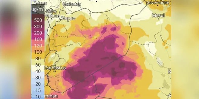 تحذير من طقس الغد: ارتفاع حاد في الحرارة وعواصف رملية تضرب مناطق واسعة من سوريا