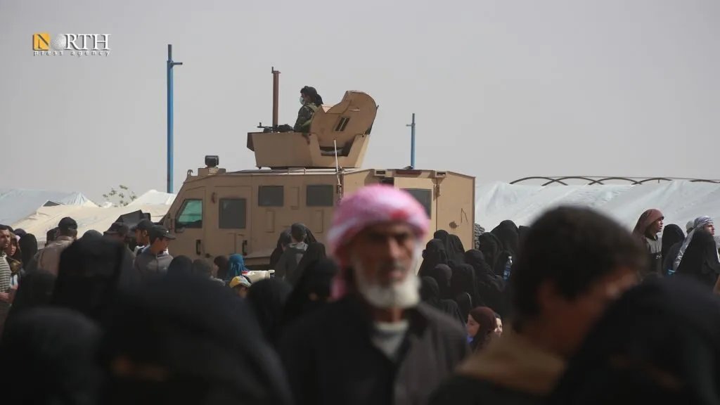 الأسايش تعلن نهاية عملية أمنية ناجحة ضد خلايا داعش في مخيم الهول واعتقال 20 عنصراً