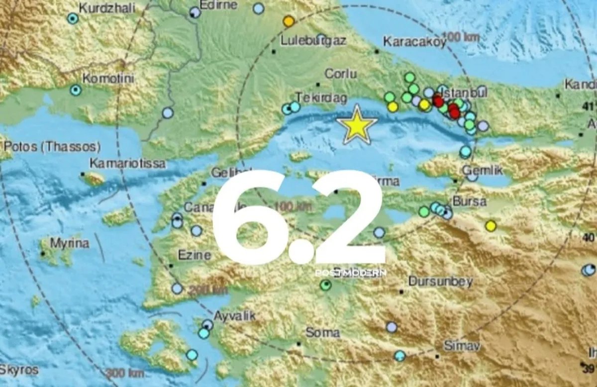زلزال يهز إسطنبول: هزة عنيفة تضرب سواحل سيليفري