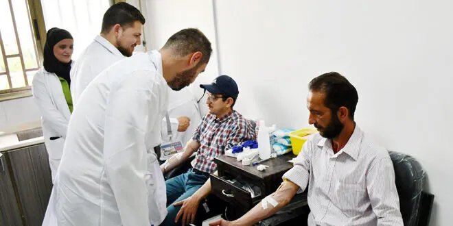 حمص: حملة تبرع بالدم لتلبية احتياجات مرضى الثلاسيميا وتعزيز المخزون