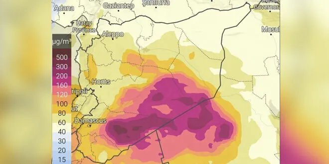 توقعات الطقس في سوريا: انخفاض في الحرارة وأمطار متوقعة في إدلب والساحل مع أجواء مغبرة