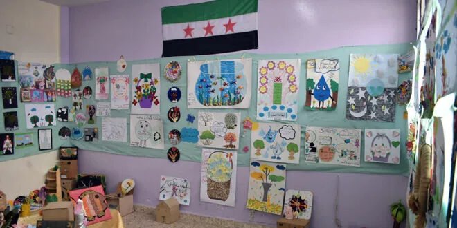 حماة تتنفس: حملة تشجير واسعة النطاق في مدارس المدينة ضمن مبادرة "حماة تنبض من جديد"