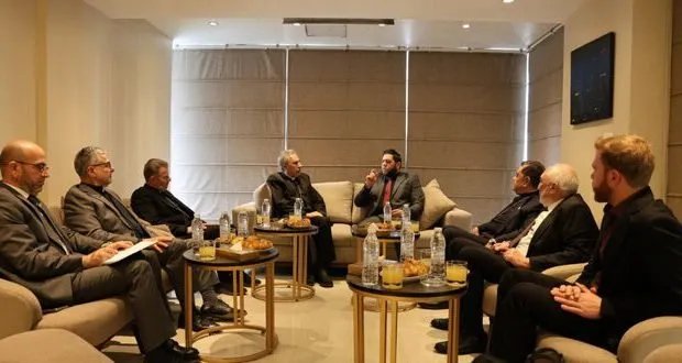 مدير الأمانة العامة للشؤون السياسية يبحث مع وفد إنجيلي من سوريا ولبنان تسهيل أمور الطوائف