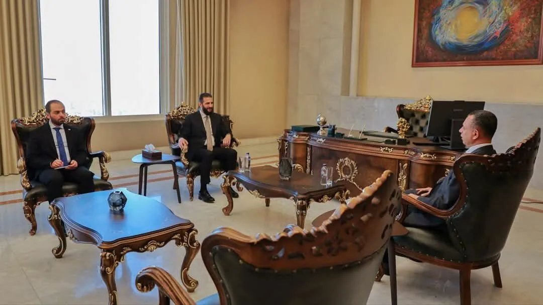 الرئيس الشرع يبحث مع رئيس المخابرات العراقية تعزيز التعاون الأمني والاقتصادي