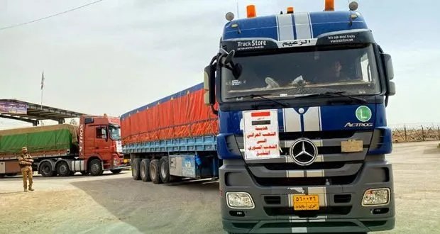 وصول الدفعة الأولى من منحة القمح العراقية إلى سوريا: دعم إنساني يعزز الأمن الغذائي