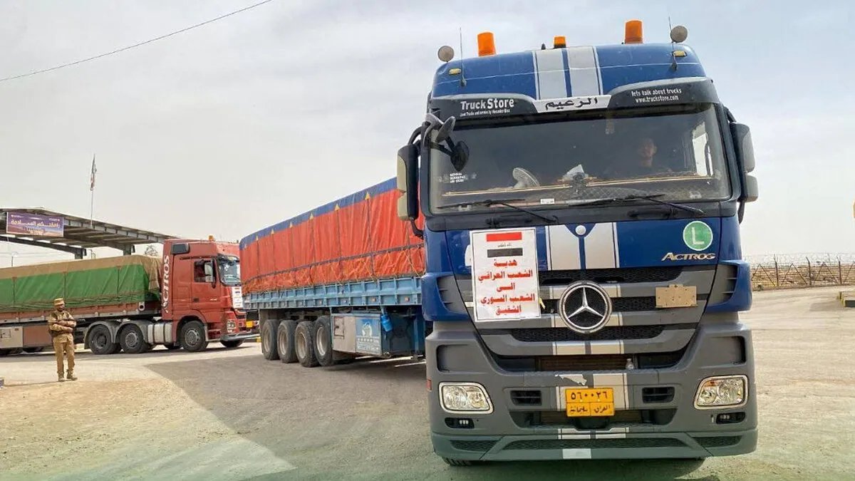 وصول أولى دفعات القمح العراقي إلى سوريا: دفعة أمل في مواجهة التحديات الاقتصادية