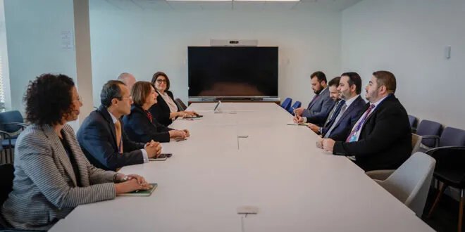 الشيباني يبحث مع مسؤولة أممية في نيويورك جهود السلام والملف السياسي السوري