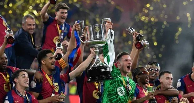 برشلونة يهزم ريال مدريد في نهائي كأس إسبانيا بفضل هدف كوندي المتأخر