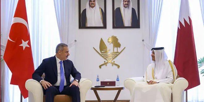 قطر وتركيا تجددان المطالبة برفع العقوبات عن سوريا وتؤكدان دعمهما لجهود السلام