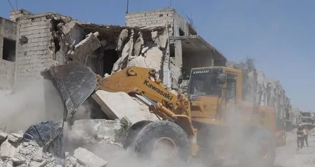 الدفاع المدني تطلق المرحلة الثانية لإزالة الأنقاض في القابون بدمشق: خطوة نحو التعافي