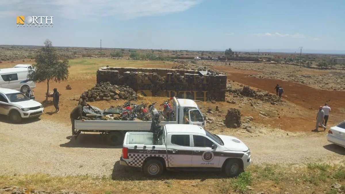 حملة أمنية مكثفة في اللجاة: الأمن العام يلاحق مطلوبين ويصادر أسلحة