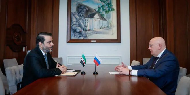 وزير الخارجية السوري يبحث مع المندوب الروسي لدى الأمم المتحدة آخر التطورات