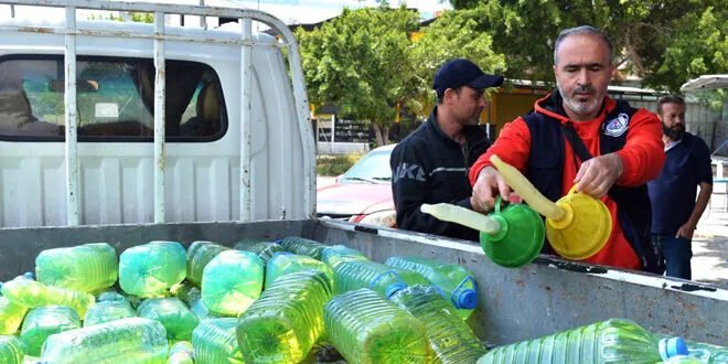 طرطوس تشن حملة مكثفة لمكافحة تهريب المشتقات النفطية حفاظاً على السلامة العامة