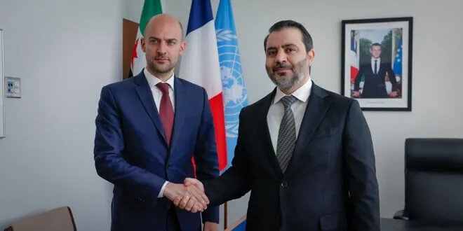 وزير الخارجية السوري يبحث العلاقات مع نظيره الفرنسي في مقر الأمم المتحدة بنيويورك