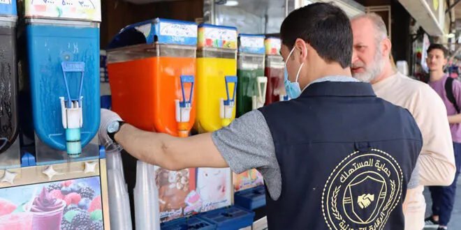 حلب: حملات مكثفة للرقابة التموينية لضبط الأسعار وجودة المواد الغذائية في الأسواق