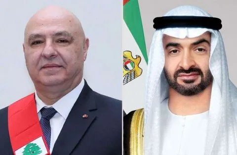 عون يلتقي بن زايد في أبو ظبي: محادثات رسمية لتعزيز العلاقات الثنائية