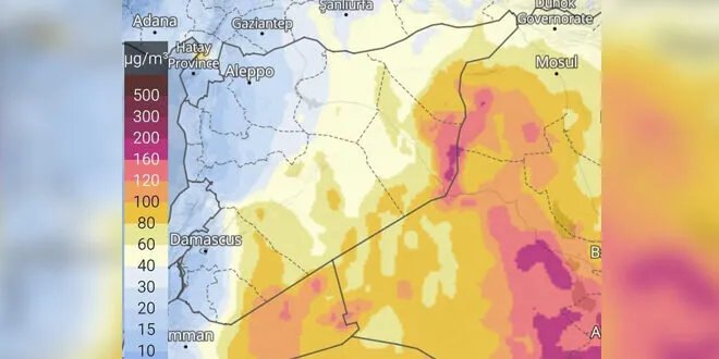 تقلبات جوية في سوريا: انخفاض في الحرارة وأمطار رعدية محتملة وعواصف ترابية في الشرق