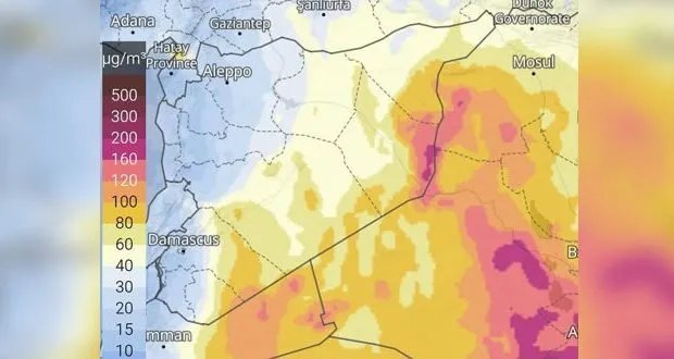 طقس سوريا: انخفاض في الحرارة وأمطار رعدية محتملة في مناطق واسعة