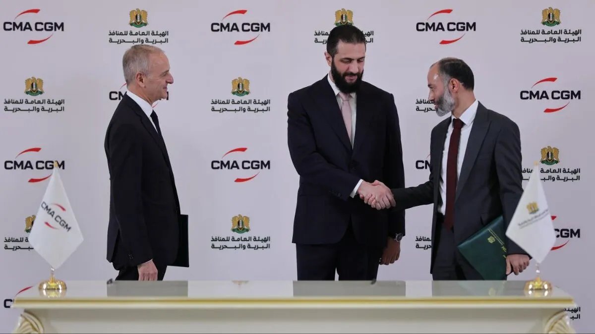 شراكة استراتيجية: شركة فرنسية عملاقة تستثمر لتطوير مرفأ اللاذقية بعقد يمتد لـ 30 عاماً