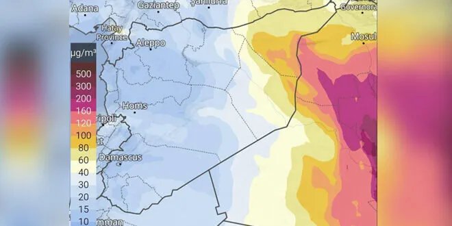 تقلبات جوية في سوريا: انخفاض في الحرارة وأجواء مغبرة تضرب الشرق